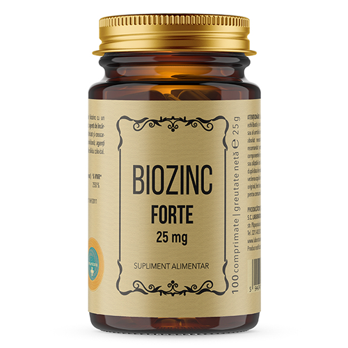 Biozinc Forte 25 mg 100 cpr, Laboratoarele Remedia